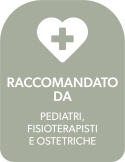 Sigillo: Raccomandato da pediatri, fisioterapisti e ostetriche